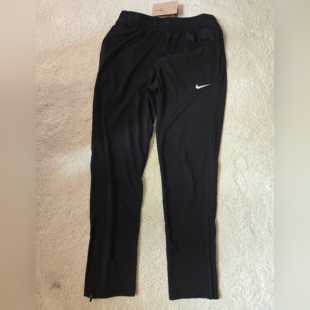 Nike Womens Black Joggers with White Logo